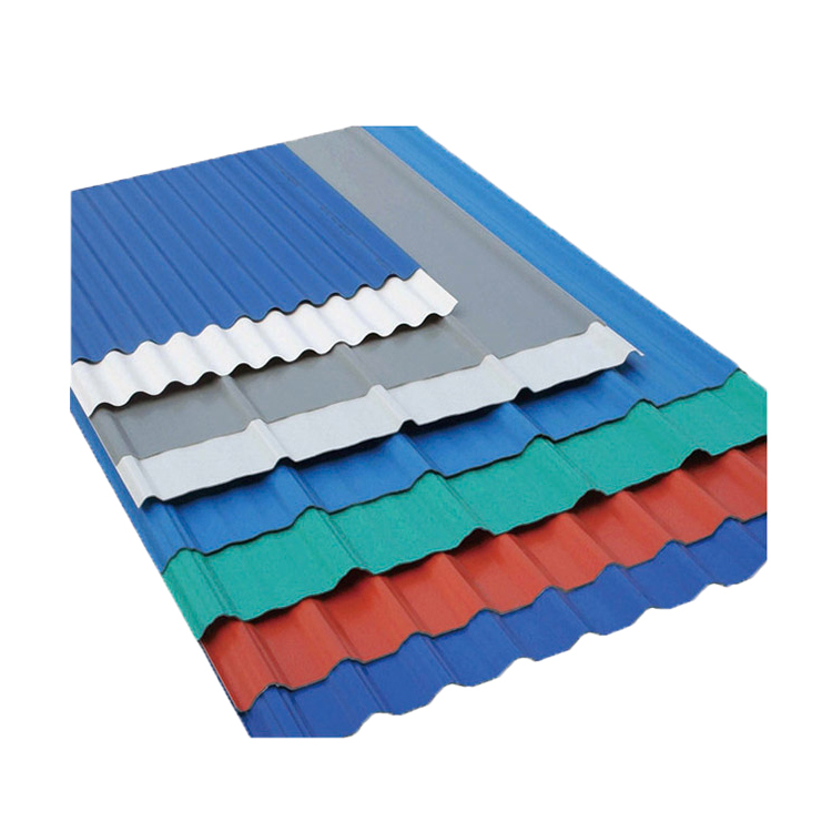 Color Coated Galvanized Steel Sheet Pile Corrugated Metal Roofing Sheet PPGI Sheet 